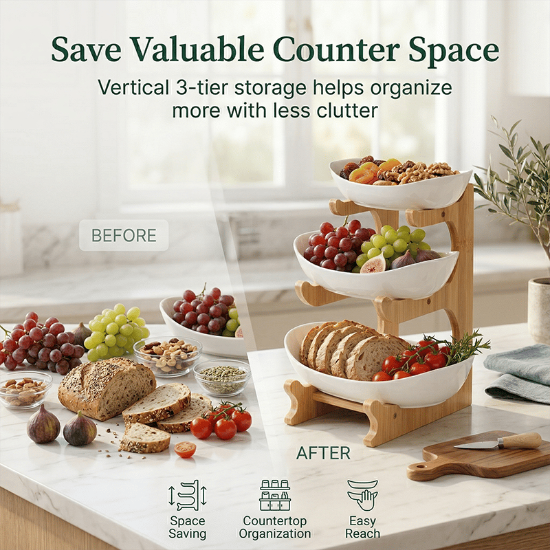 🏆Flash Sale⚡ 50K+ SOLD! 3 Tier Countertop Organizer detail view