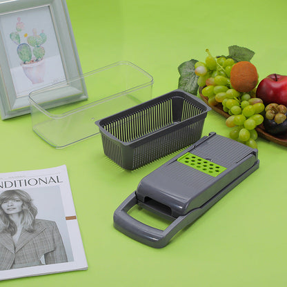16-in-1 Premium Veggies Chopper – Effortless Vegetable & Fruit Preparation for Your Kitchen