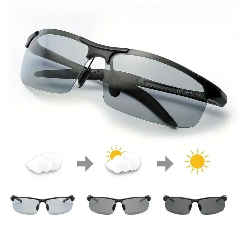 🕶️HD Polarized Photochromic Sunglasses