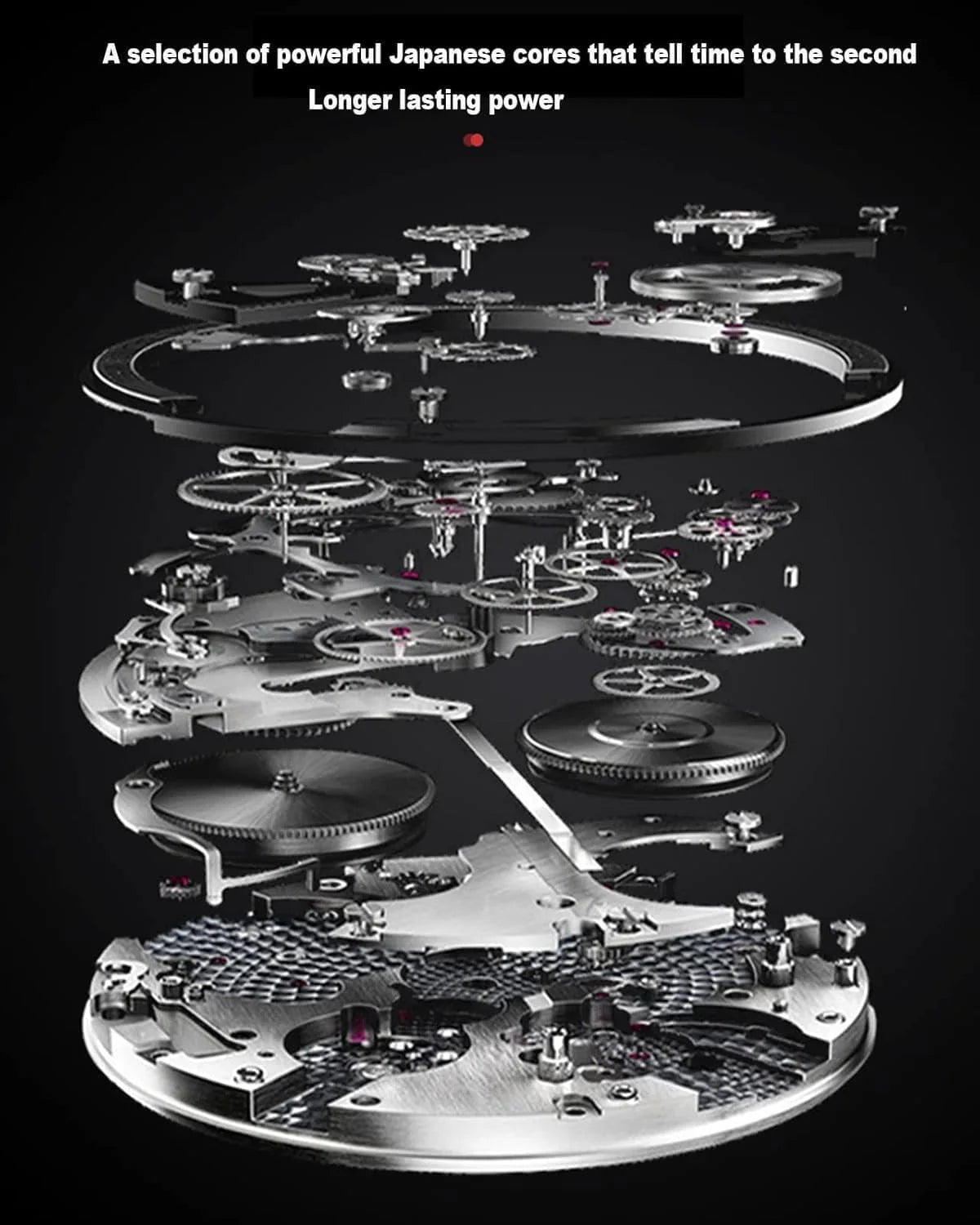 Men's Creative 3D Car Wheel Rotating Wrist Watch